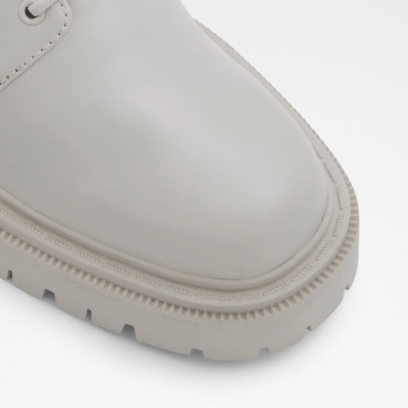 Aldo Bigmove Lace Up Light Gray Shoes Size 9 - Picture 13 of 14